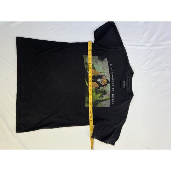 VTG 90s Disney Lion King "Im Surrounded By Idiots" Big Print Scar T Shirt M - Picture 3 of 5